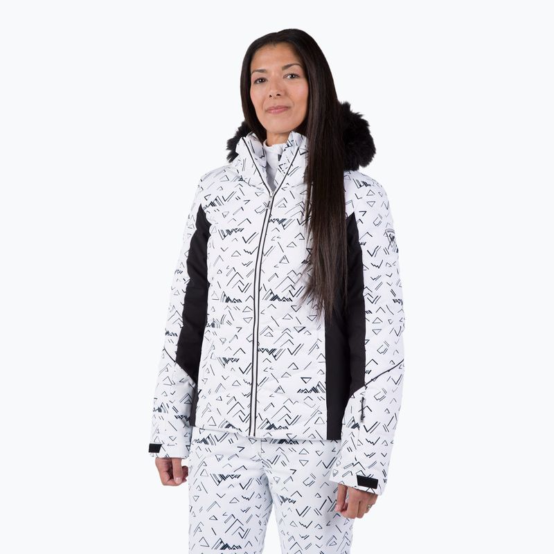 Moteriška slidinėjimo striukė Rossignol Staci Pr Puffy Jkt white