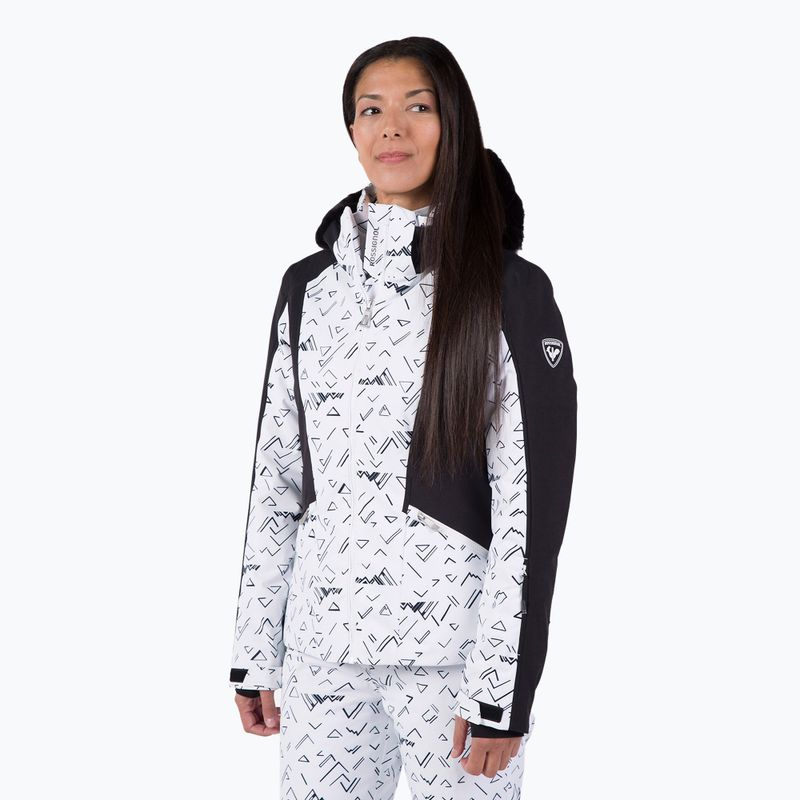 Moteriška slidinėjimo striukė Rossignol Saluver Pr Jkt white