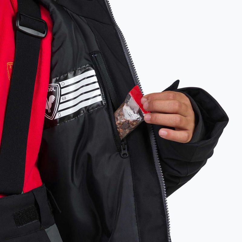 Vaikiška slidinėjimo striukė Rossignol Strawpile Jr black 12