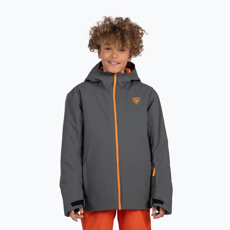 Vaikiška slidinėjimo striukė Rossignol Strawpile Jr onyx grey