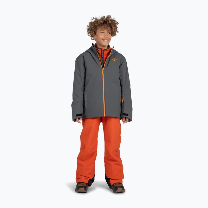 Vaikiška slidinėjimo striukė Rossignol Strawpile Jr onyx grey 2