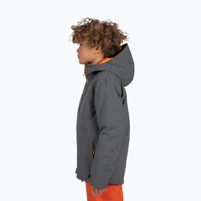 Vaikiška slidinėjimo striukė Rossignol Strawpile Jr onyx grey 3