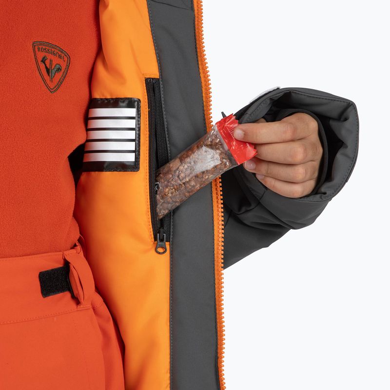 Vaikiška slidinėjimo striukė Rossignol Strawpile Jr onyx grey 13
