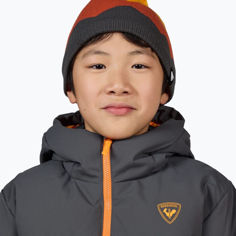 Vaikiška slidinėjimo striukė Rossignol Boy Siz onyx grey 5