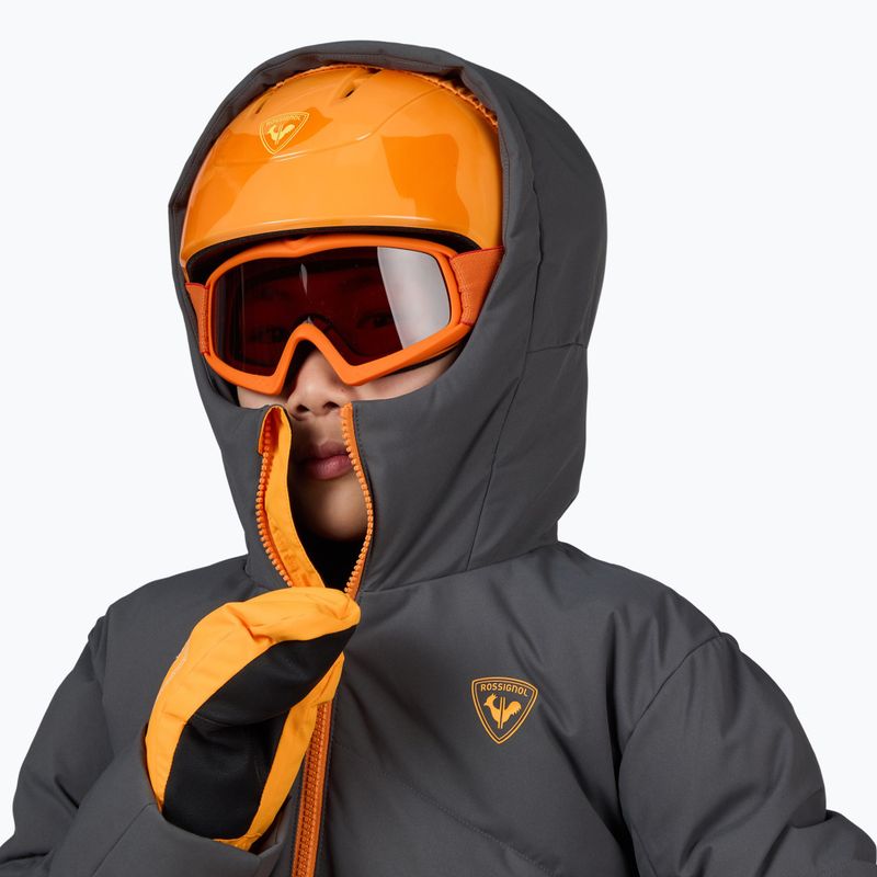 Vaikiška slidinėjimo striukė Rossignol Boy Siz onyx grey 6