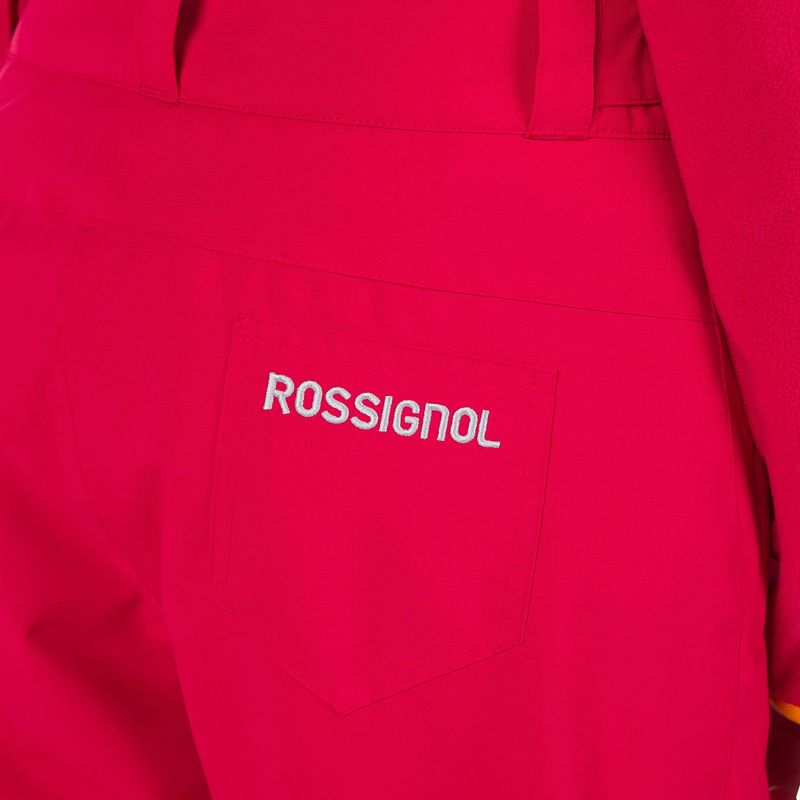 "Rossignol Girl Ski" rubino raudonos spalvos vaikiškos slidinėjimo kelnės 5