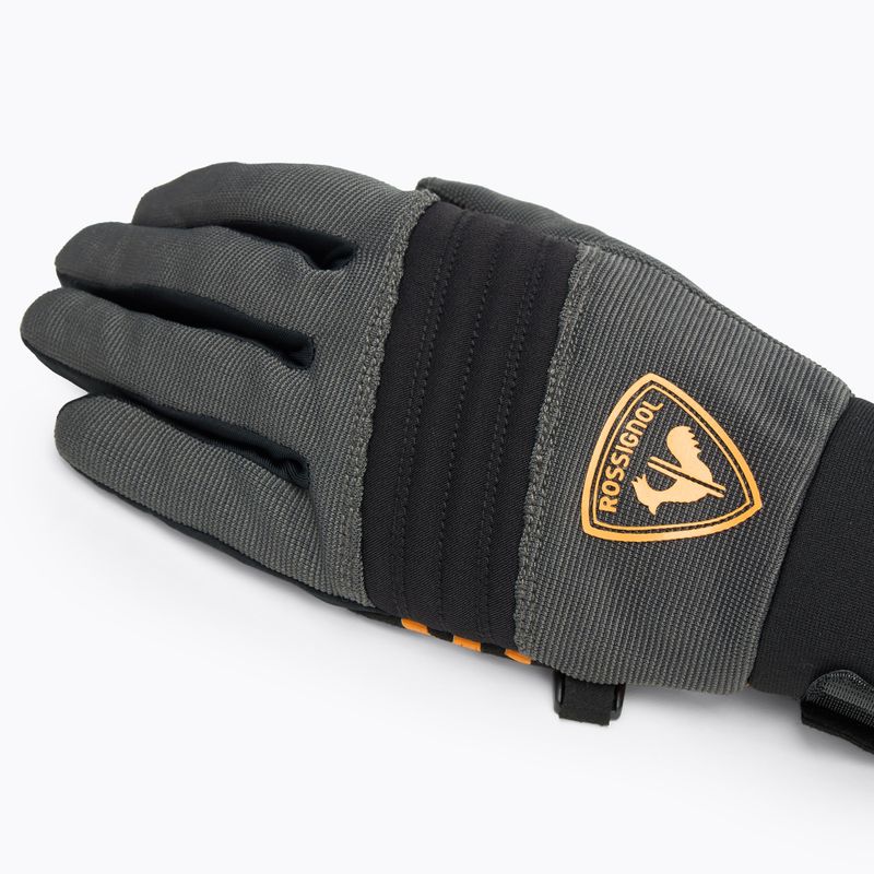 Vyriškos daugiafunkcinės pirštinės Rossignol Pro G onyx grey 5