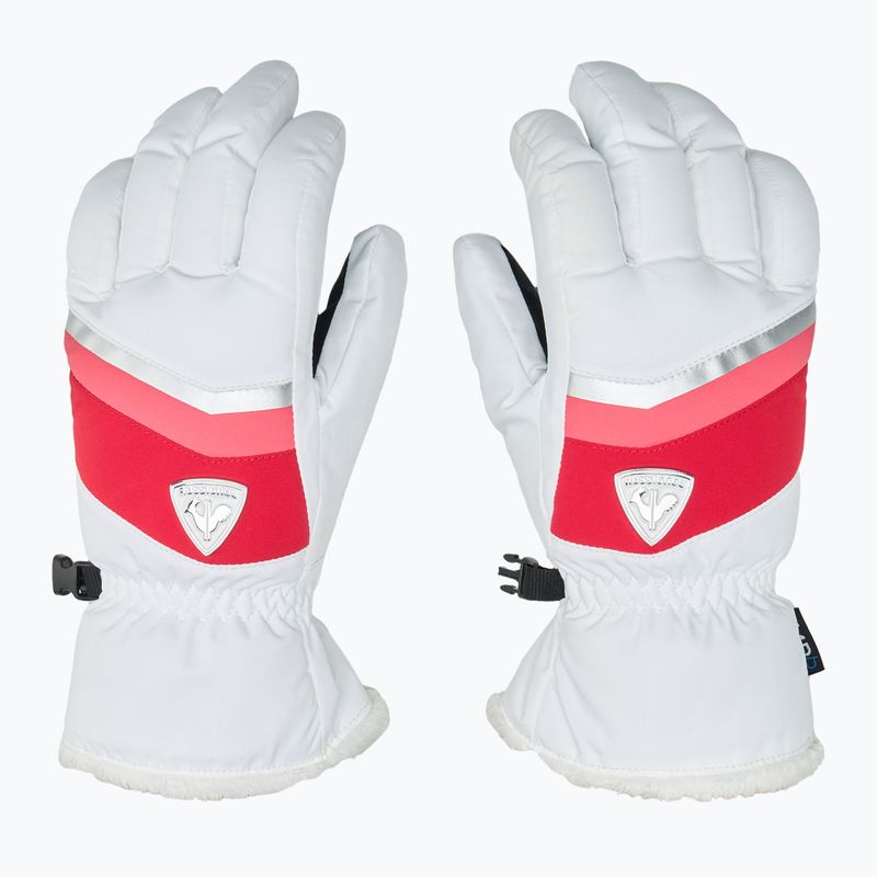 Moteriškos slidininkų pirštinės Rossignol New Piste G white 3