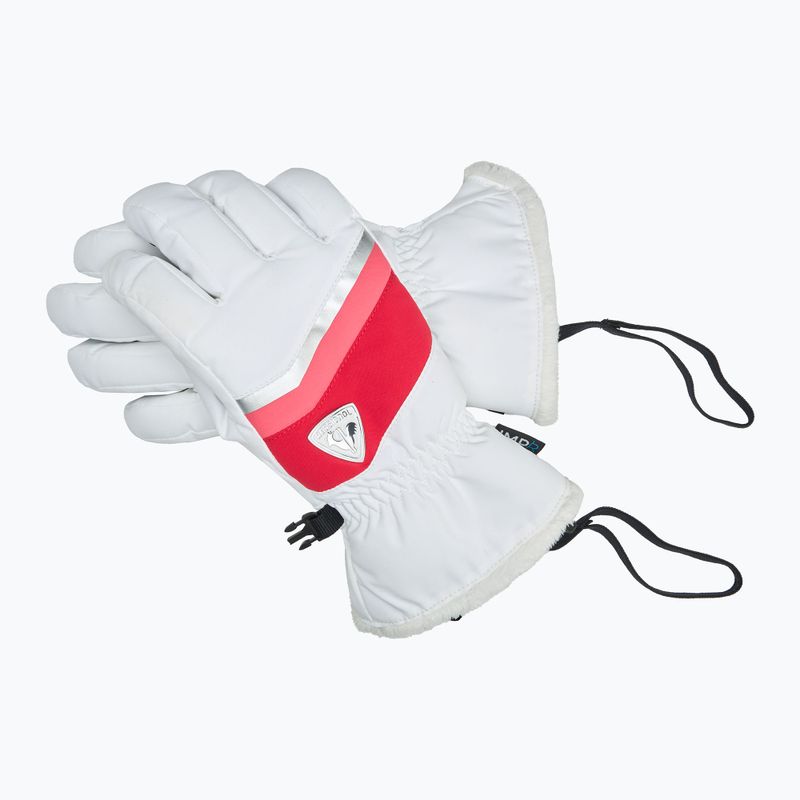 Moteriškos slidininkų pirštinės Rossignol New Piste G white 6