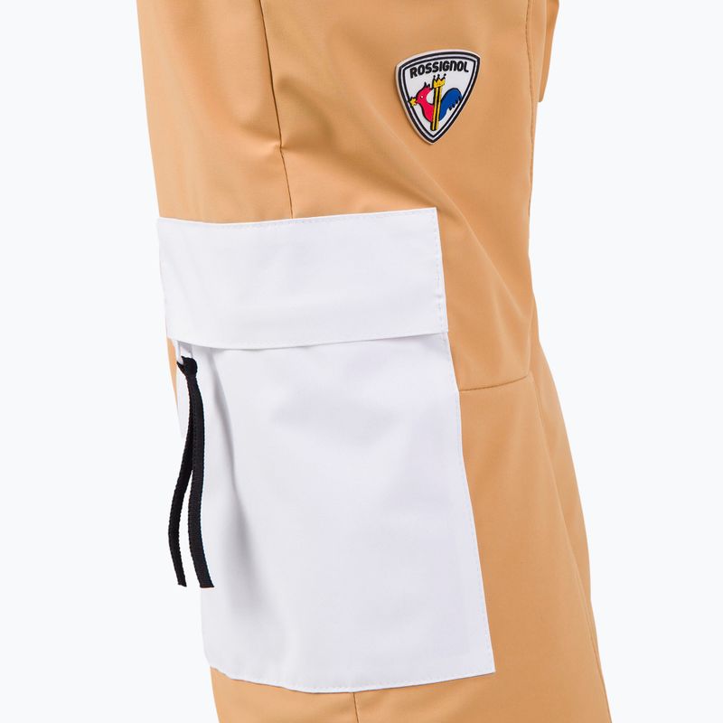 Moteriškos slidinėjimo kelnės Rossignol Bib Insulated beige 7