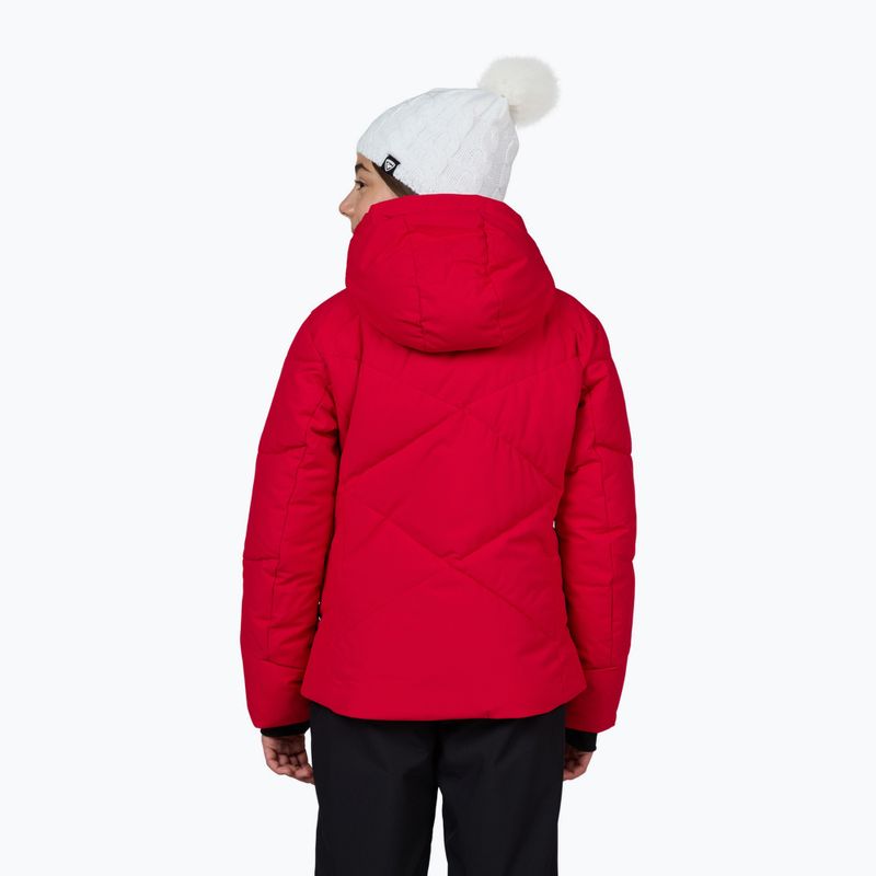 Vaikiška slidinėjimo striukė Rossignol Girl Staci ruby red 3