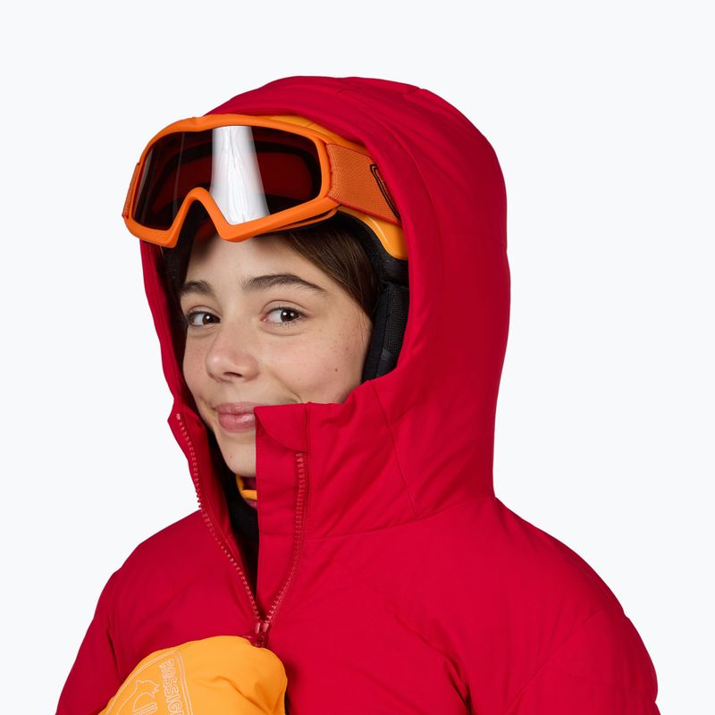 Vaikiška slidinėjimo striukė Rossignol Girl Staci ruby red 5