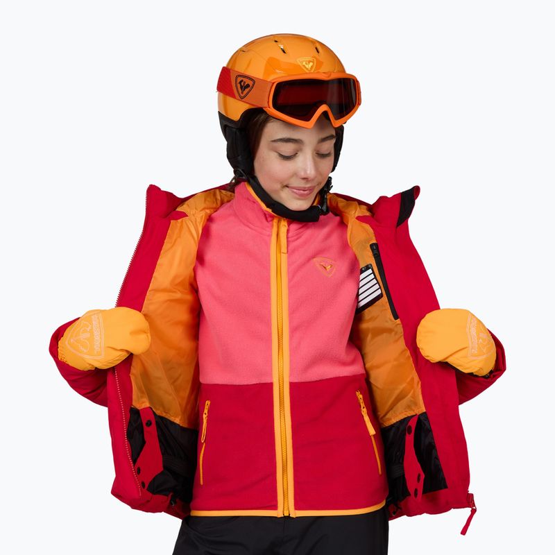 Vaikiška slidinėjimo striukė Rossignol Girl Staci ruby red 9