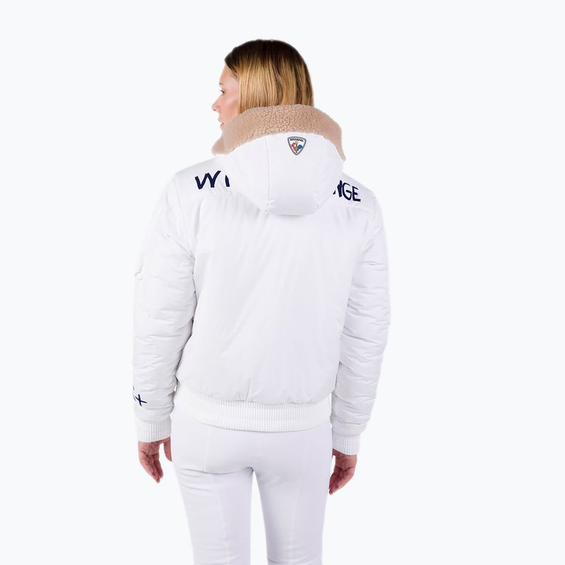 Moteriška slidinėjimo striukė Rossignol Yety Fleecy Bomber white 5