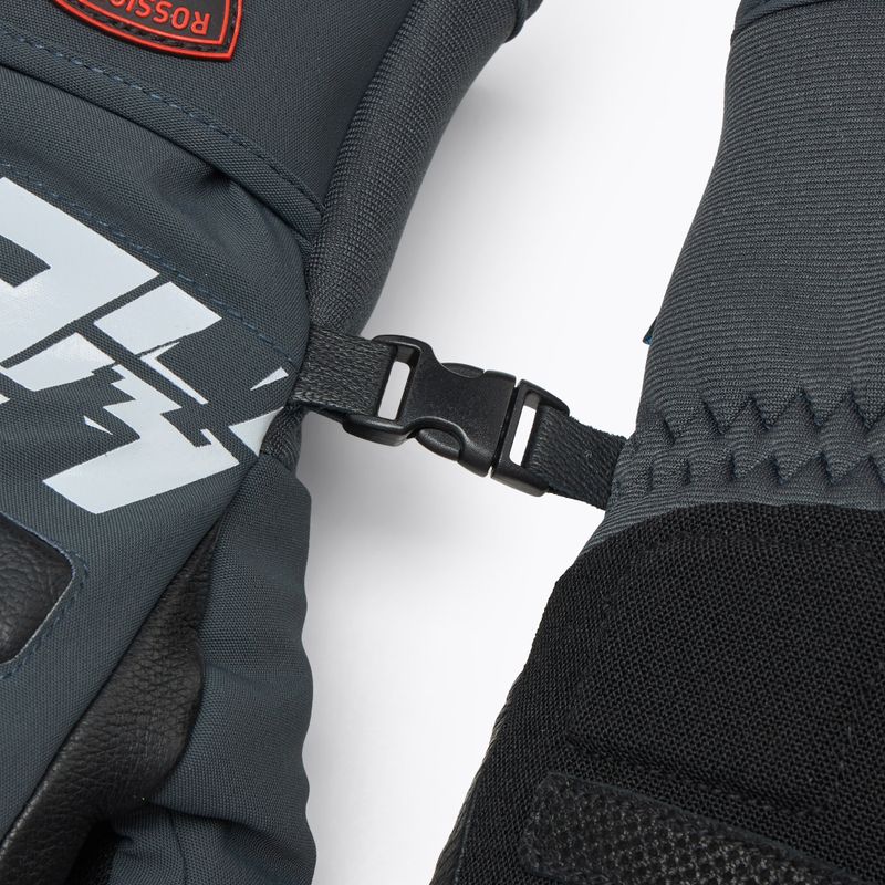 Vyriškos slidinėjimo pirštinės Rossignol Hero Master Impr G onyx grey 6