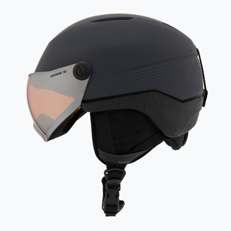 Slidinėjimo šalmas Rossignol Fit Visor Impacts strato/orange silver 3