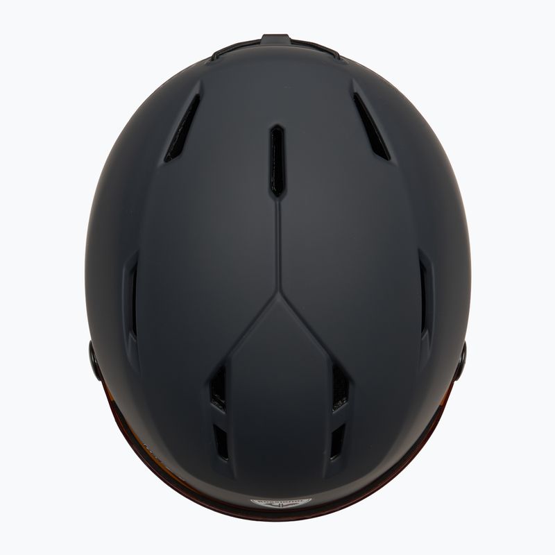 Slidinėjimo šalmas Rossignol Fit Visor Impacts strato/orange silver 6