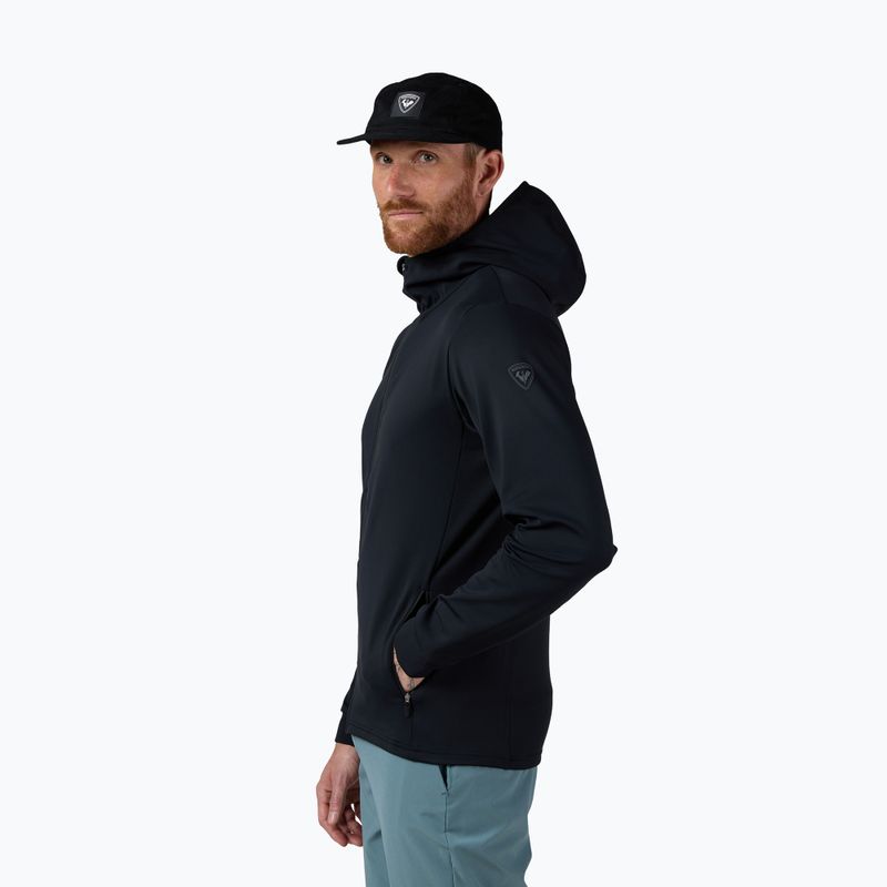 Vyriškas flisinis džemperis Rossignol Mid Layer Stretch Hoodie black 4