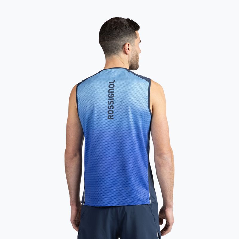 Vyriškas bėgimo tank topas Rossignol Sapa Tank dark navy 3