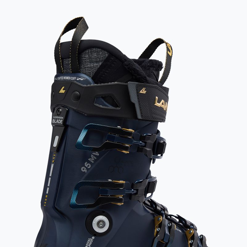 Moteriški slidinėjimo batai Lange Shadow 95 W MV GW titanium blue 7