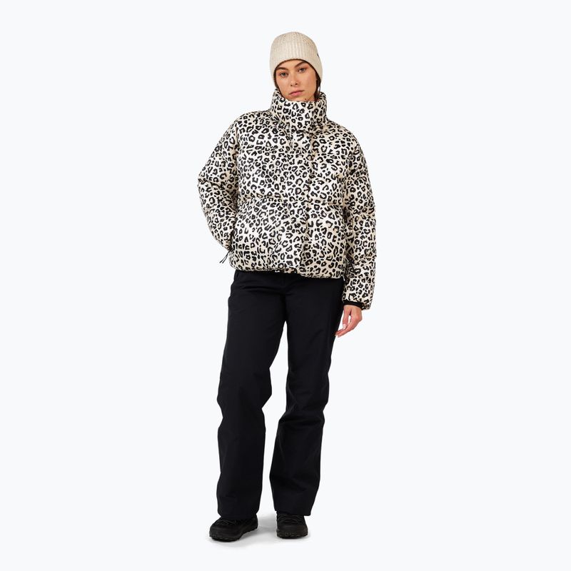 Moteriška pūsta striukė Rossignol Aretu Allover Down nature wild leopard print 2