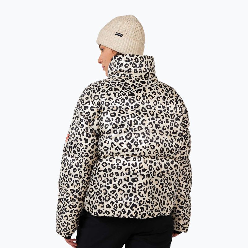 Moteriška pūsta striukė Rossignol Aretu Allover Down nature wild leopard print 3