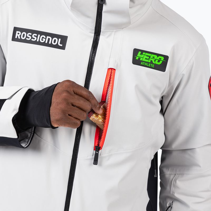Vyriška slidinėjimo striukė Rossignol Hero Blakside Insulated soft grey 9