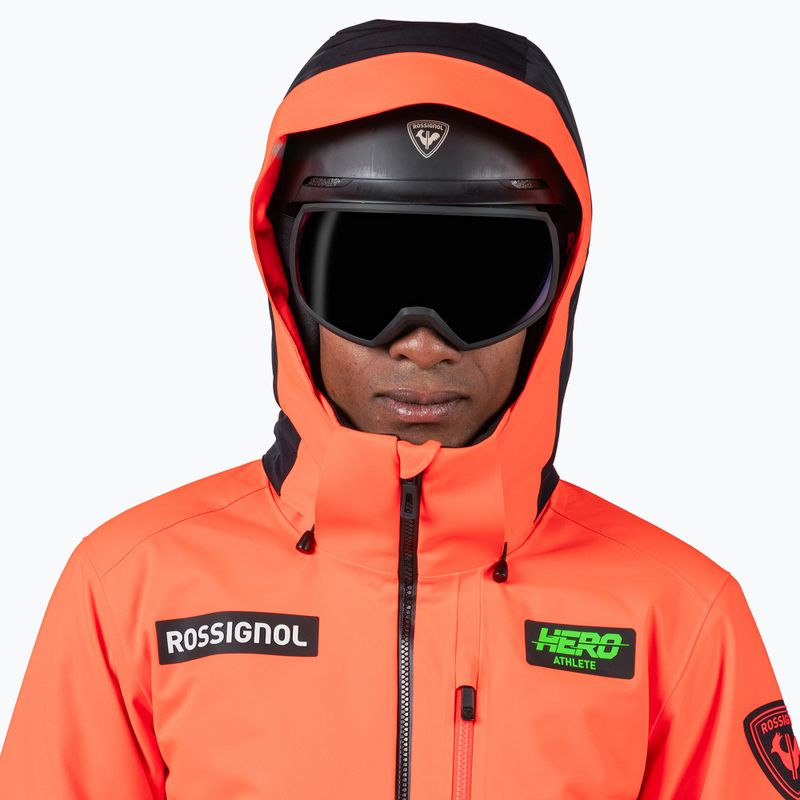 Vyriška slidinėjimo striukė Rossignol Hero Blakside Insulated neon red 7