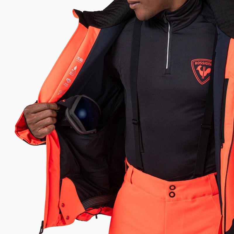 Vyriška slidinėjimo striukė Rossignol Hero Blakside Insulated neon red 13