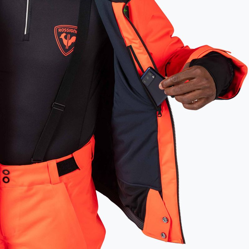 Vyriška slidinėjimo striukė Rossignol Hero Blakside Insulated neon red 14