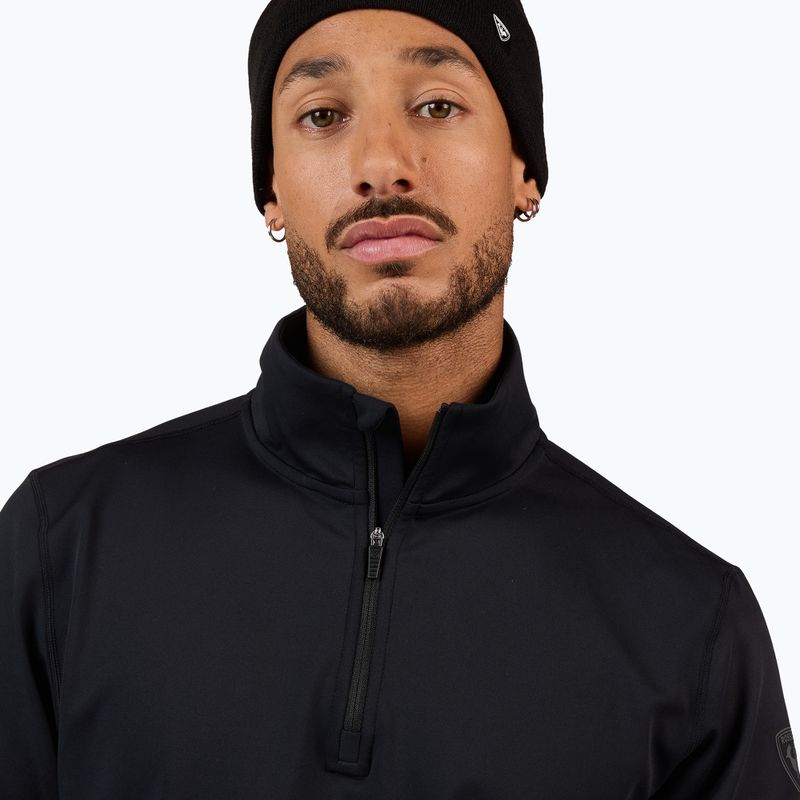 Vyriškas slidinėjimo džemperis Rossignol Mid Layer Stertch Half Zip black 5