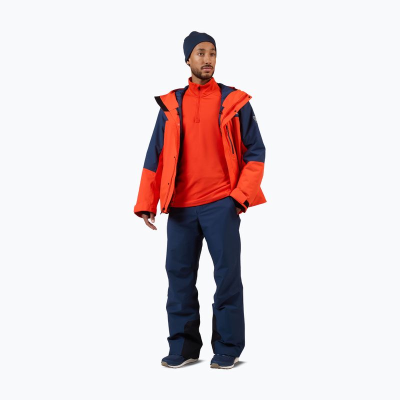 Vyriškas slidinėjimo džemperis Rossignol Mid Layer Stertch Half Zip golden gate 2