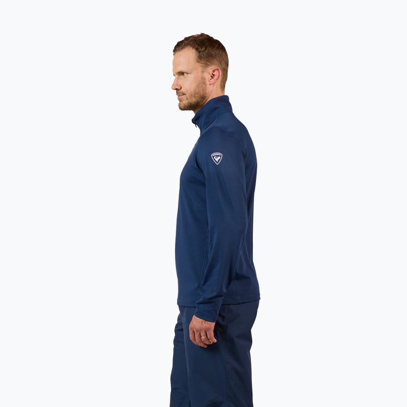 Vyriškas slidinėjimo džemperis Rossignol Mid Layer Stertch Half Zip dark navy 4