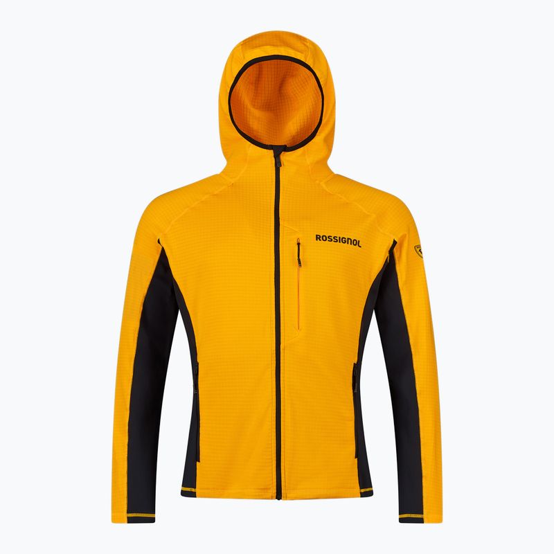 Vyriškas džemperis Rossignol Blackside Mix Full Zip Hoodie Fleece saffron yellow 8