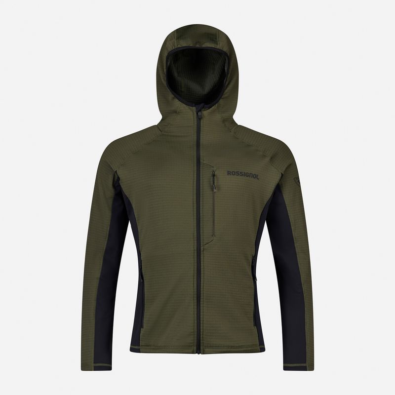Vyriškas džemperis Rossignol Blackside Mix Full Zip Hoodie Fleece olive shadow 8