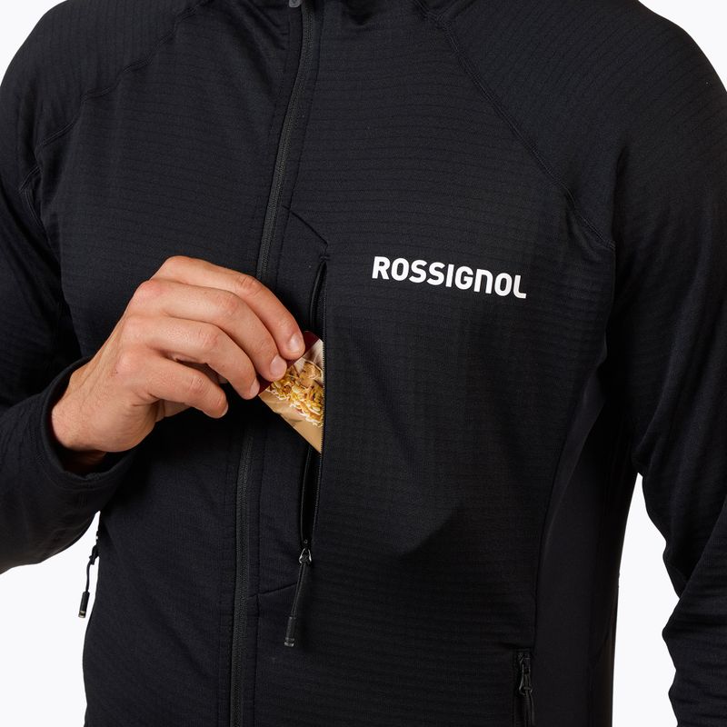 Vyriškas džemperis Rossignol Blackside Mix Full Zip Hoodie Fleece black 6