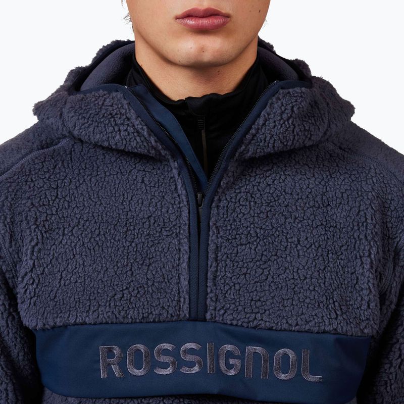 Vyriškas džemperis Rossignol Alltrack Anorak Fleece true night blue 6