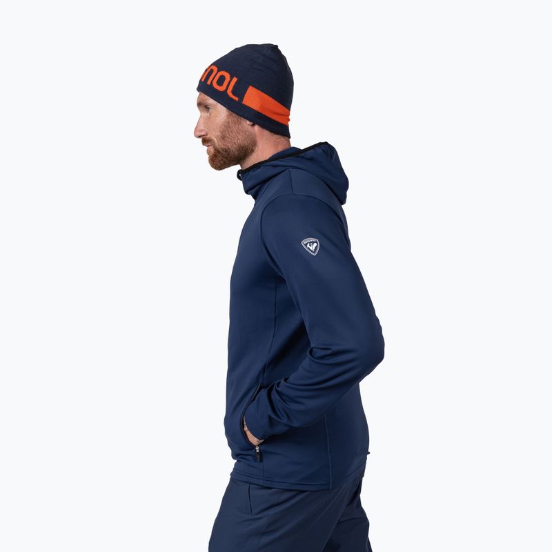 Vyriškas flisinis džemperis Rossignol Mid Layer Stretch Hoodie dark navy 4