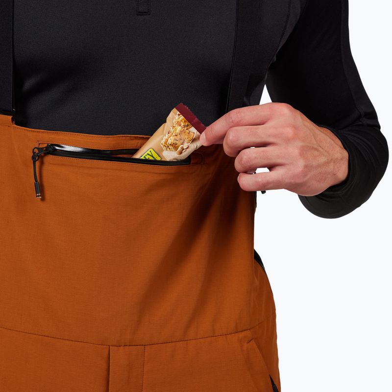 Vyriškos slidinėjimo kelnės Rossignol Outerlimits Insulated Bib deep caramel 5