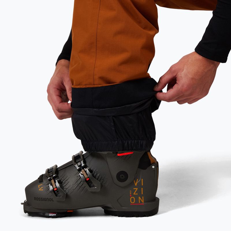 Vyriškos slidinėjimo kelnės Rossignol Outerlimits Insulated Bib deep caramel 11