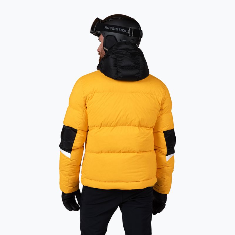 Vyriška slidinėjimo striukė Rossignol Daille Down saffron yellow 3