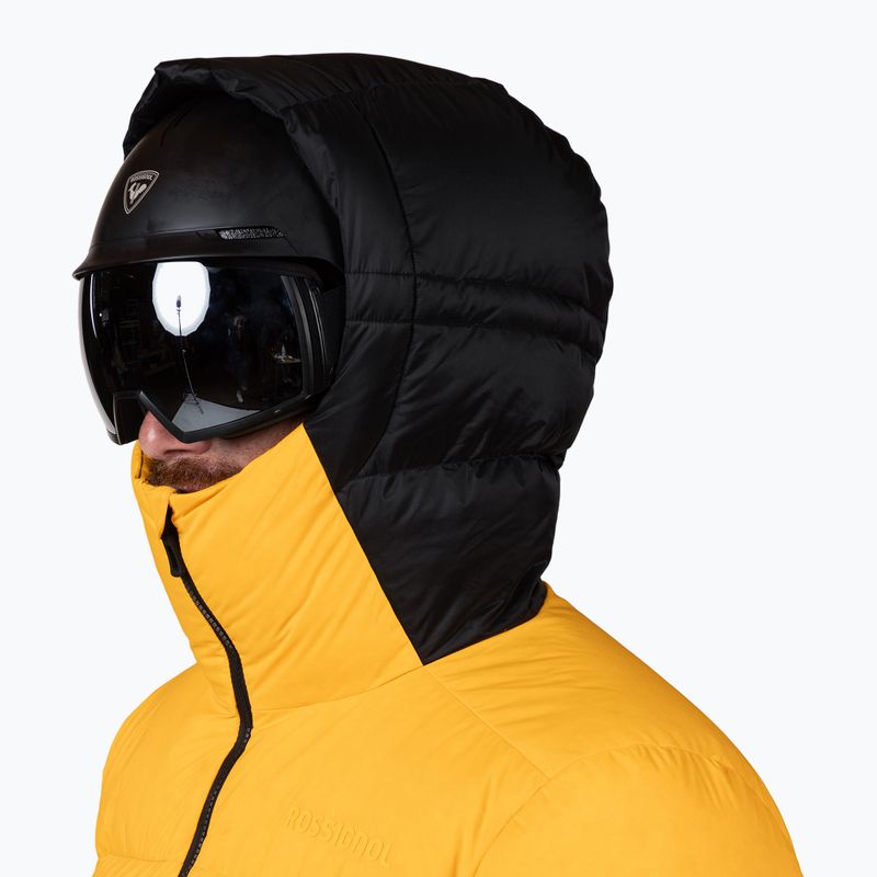 Vyriška slidinėjimo striukė Rossignol Daille Down saffron yellow 5