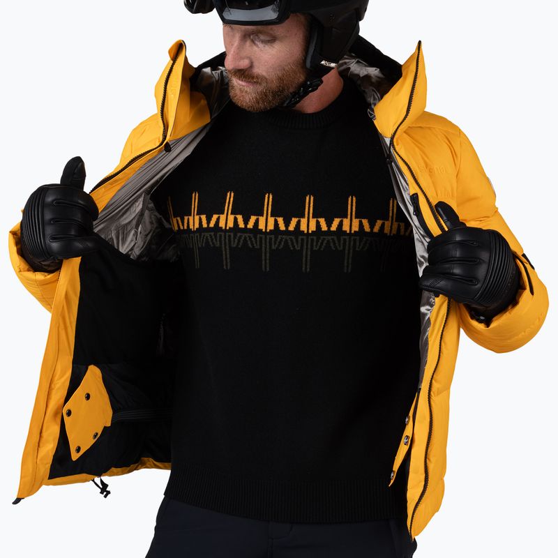 Vyriška slidinėjimo striukė Rossignol Daille Down saffron yellow 12