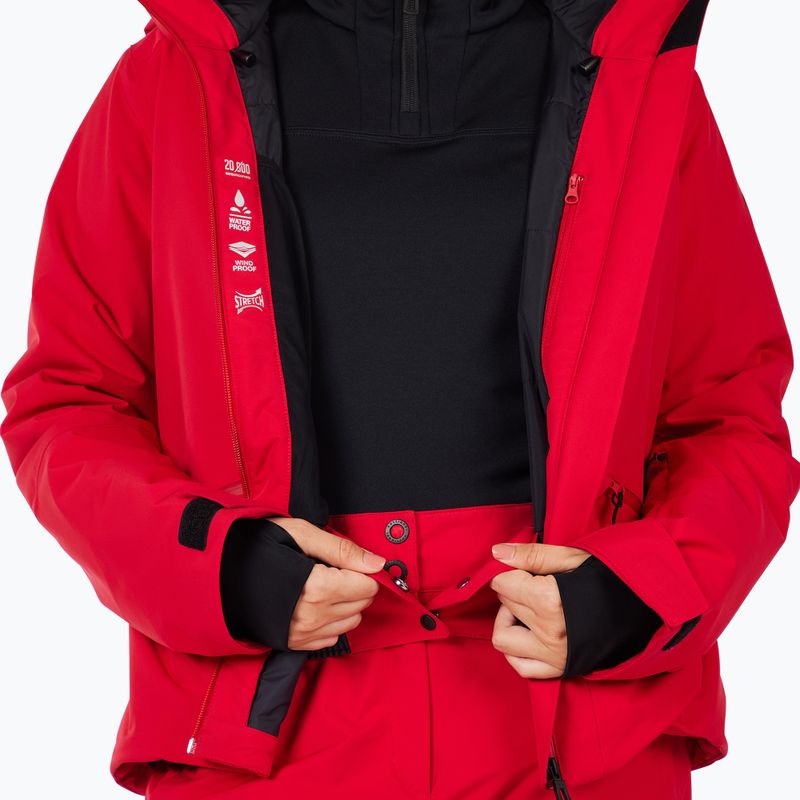 Moteriška slidinėjimo striukė Rossignol Rochrun Insulated ruby red 13