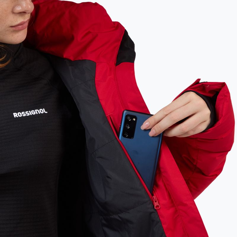Moteriška slidinėjimo striukė Rossignol Wispile Ripstop Down ruby red 18