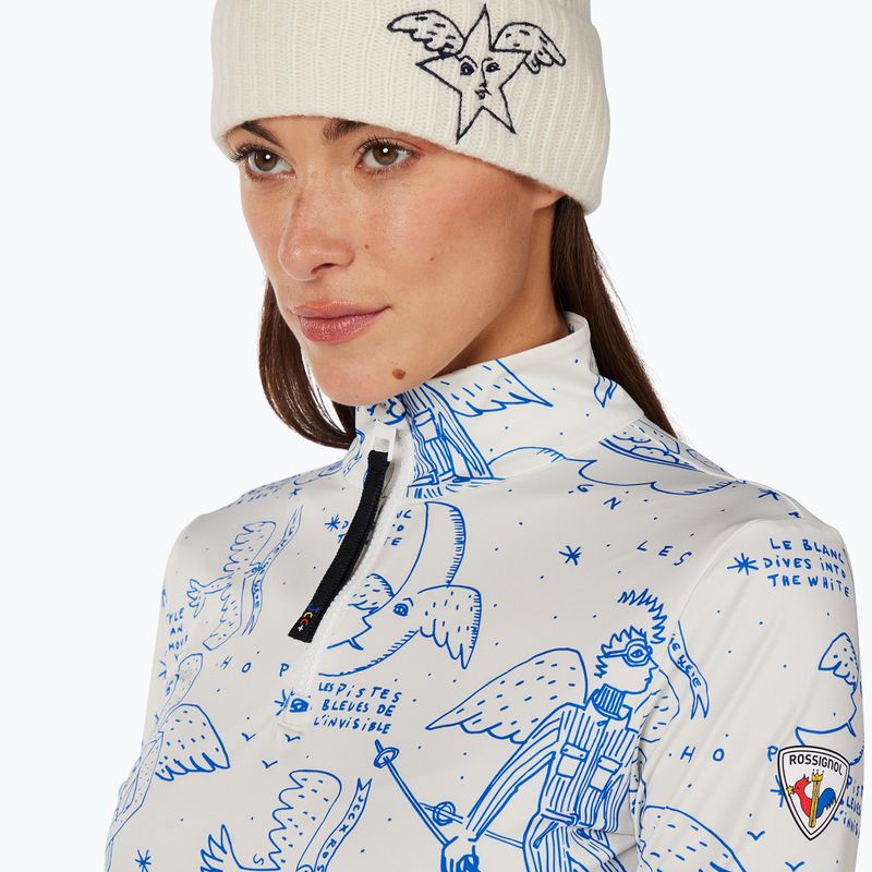 Moteriškas džemperis Rossignol JCC Booster Half Zip snow angel arctic print 5