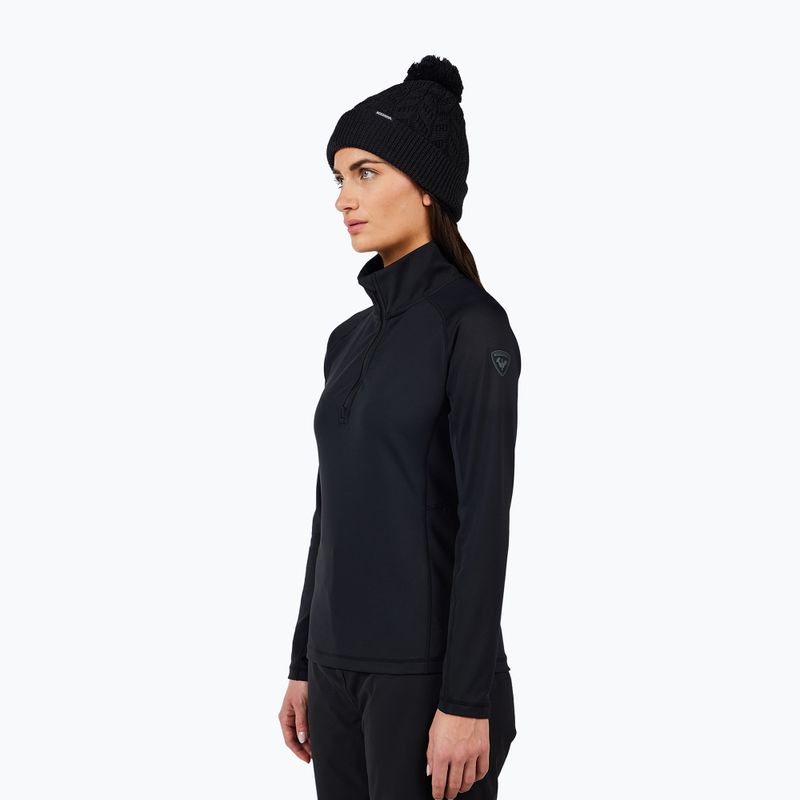 Moteriškas flisinis džemperis Rossignol Mid Layer Stretch Half Zip black 4