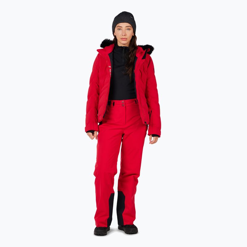 Moteriškos slidinėjimo kelnės Rossignol Strawpile Insulated ruby red 2