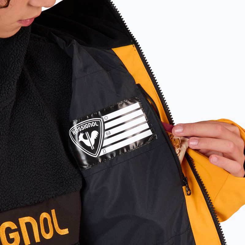 Vaikiška slidinėjimo striukė Rossignol Siz Quiled saffron yellow 12