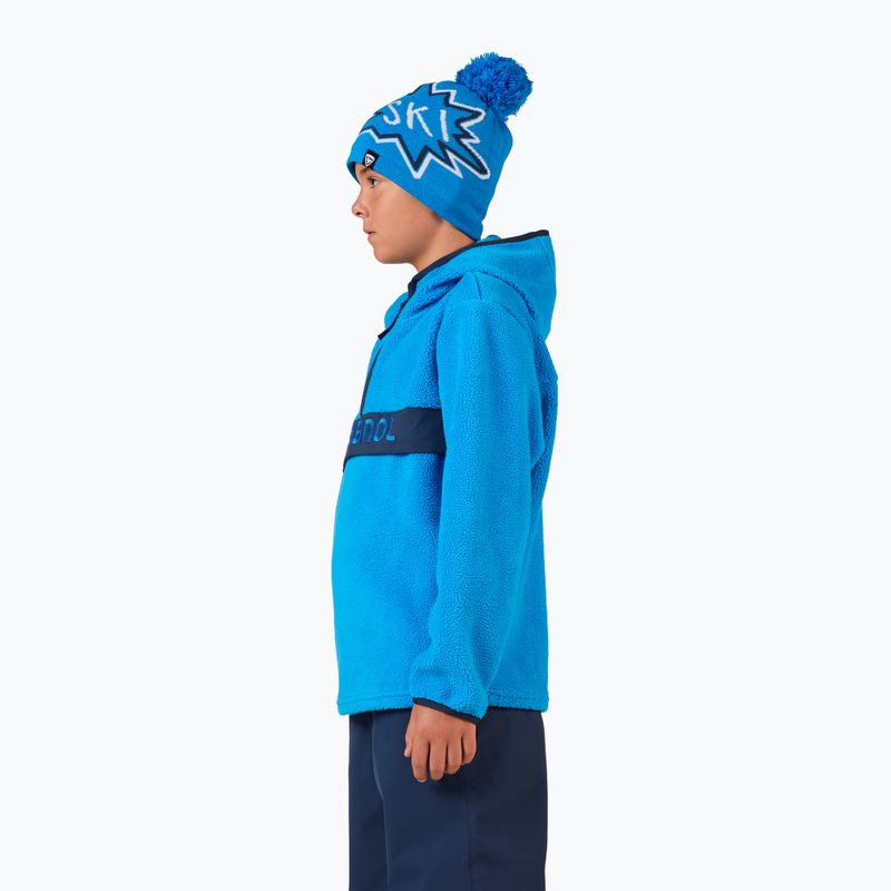 Vaikiškas džemperis Rossignol Alltrack Anorak Fleece blazing blue 4